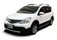 Nissan Livina 1.6Formosa Car Rental,Taiwan Car hire,Taiwan car rental,exceptional car rental,customized car rental,luxury car rental,cheap car rental,Taoyuan airport car rental,Taipei car rental,Auto Rental,Taiwan Airport rental,Rental car